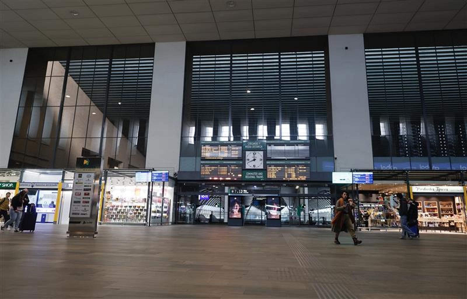 Estado del interior de Santa Justa este 9 de febrero