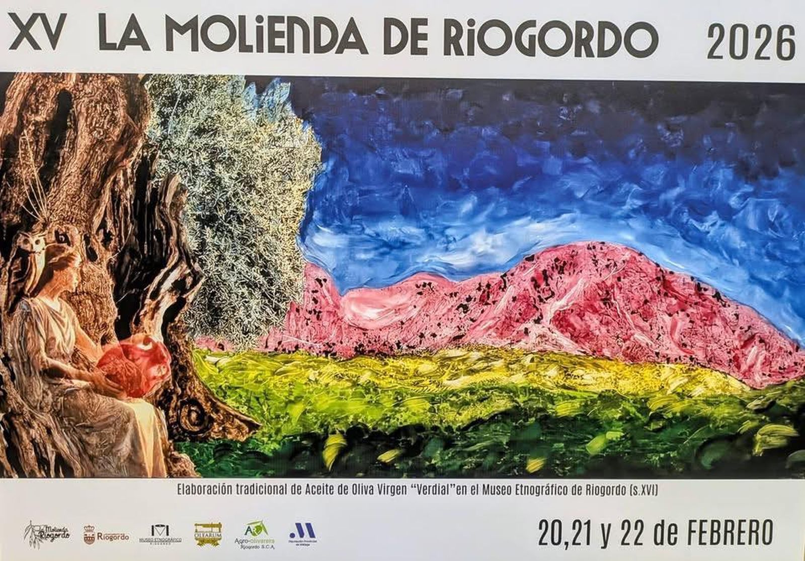 Cartel de la XV La Molienda de Riogordo.