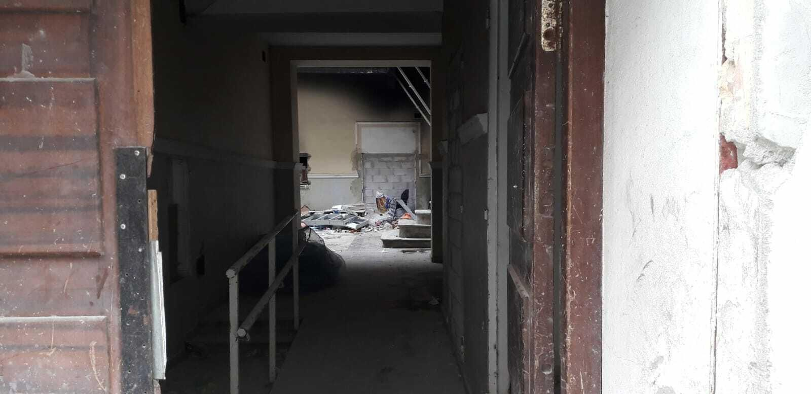 Una imagen del edificio ocupado ubicado en Larga, 35.