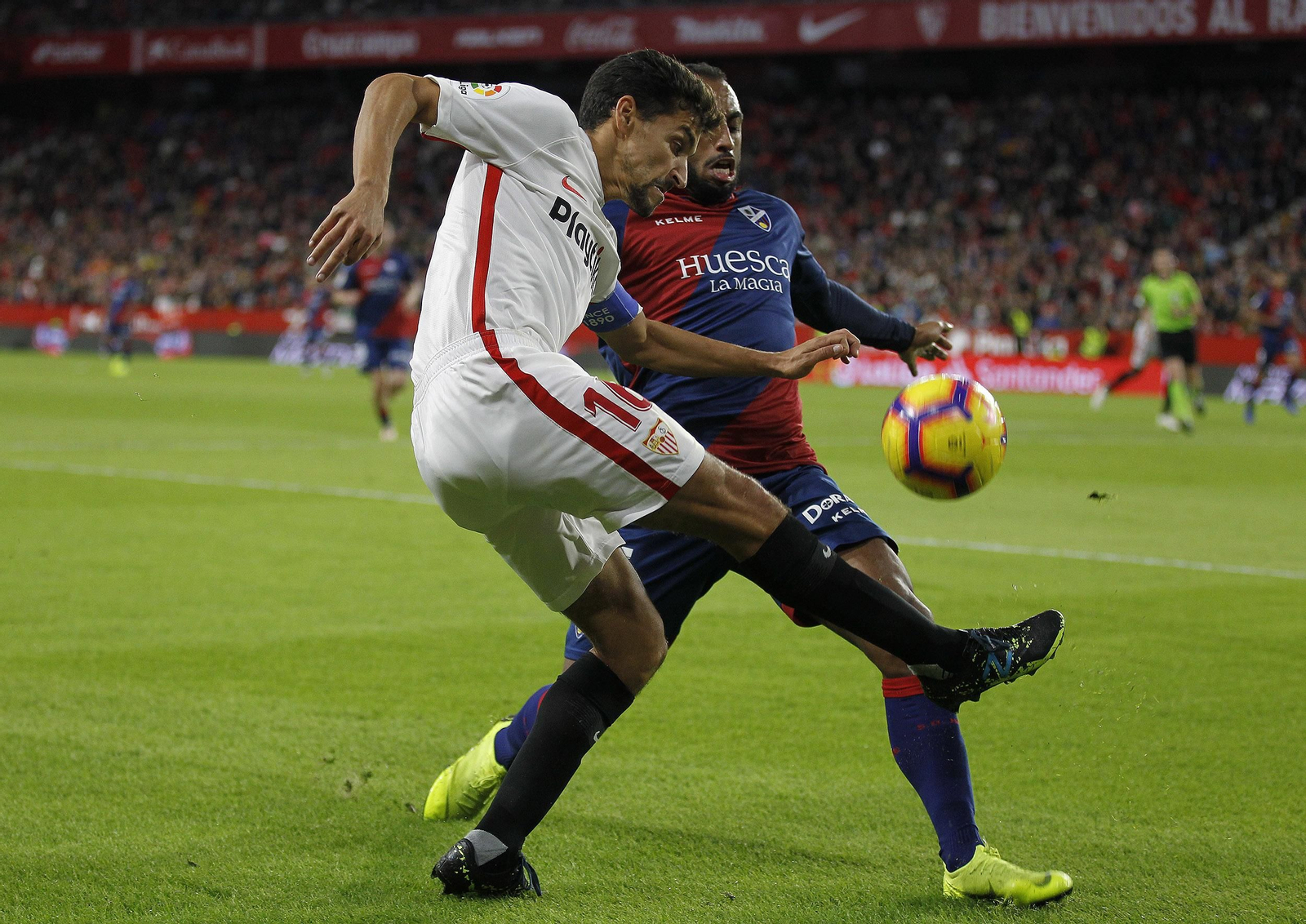 El Sevilla-Huesca, en imágenes