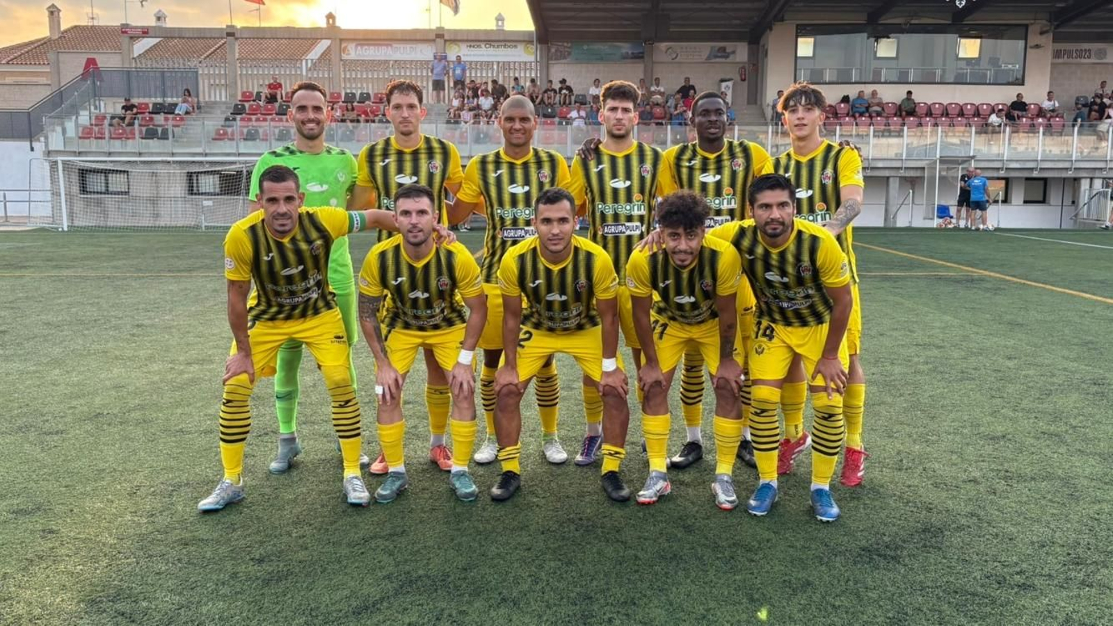 Once inicial de los almerienses en el duelo amistoso contra el Águilas B.