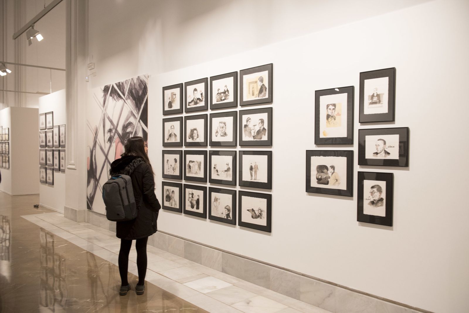 Paula Bonet inaugura su exposición sobre Truffaut en Granada