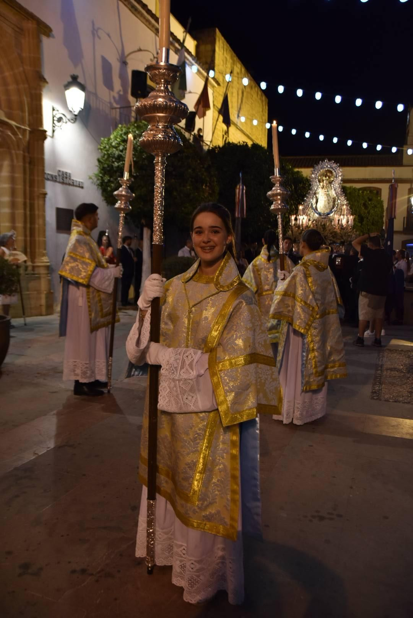 Procesión de la Virgen de la Estrella en Villa del Río.