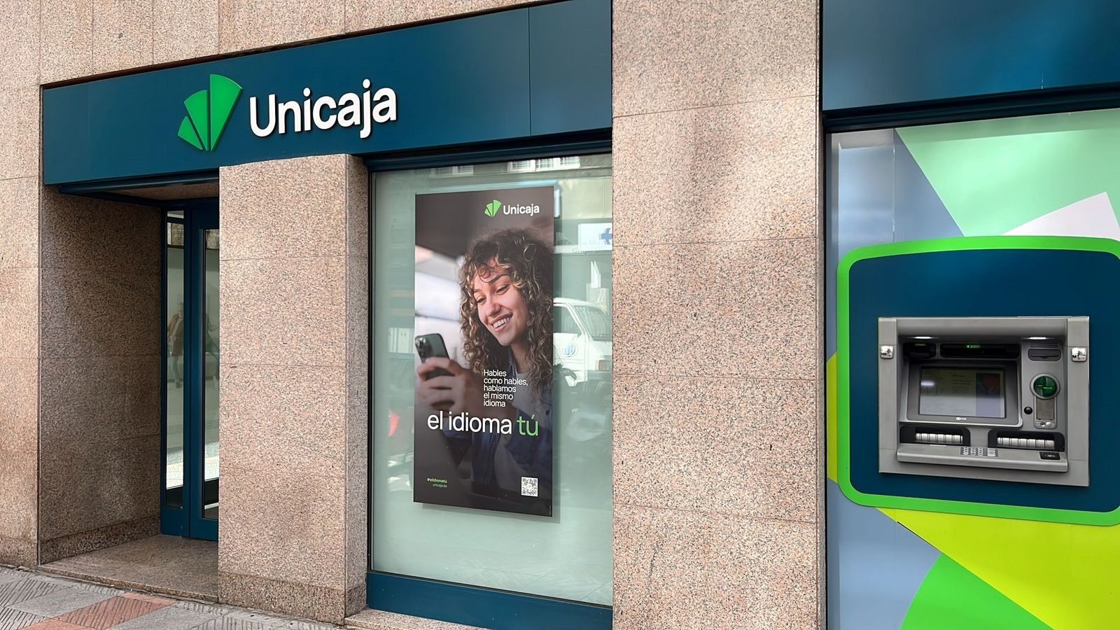 Una de las sucursales de Unicaja.