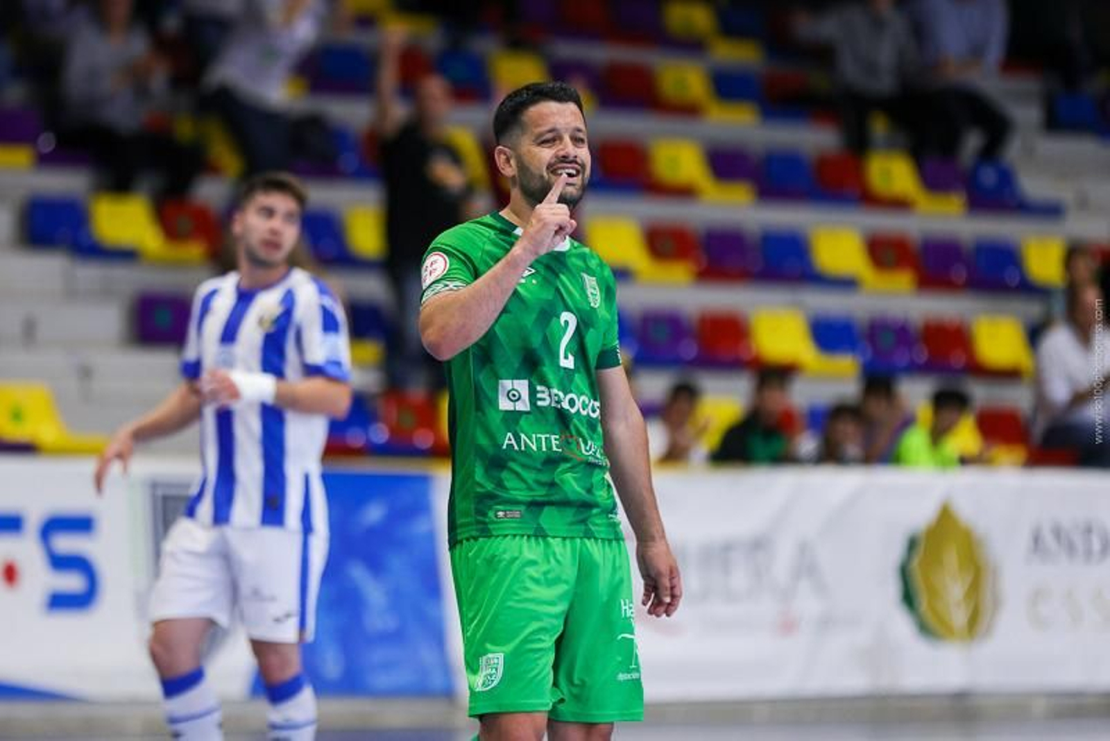 Una imagen del partido.
