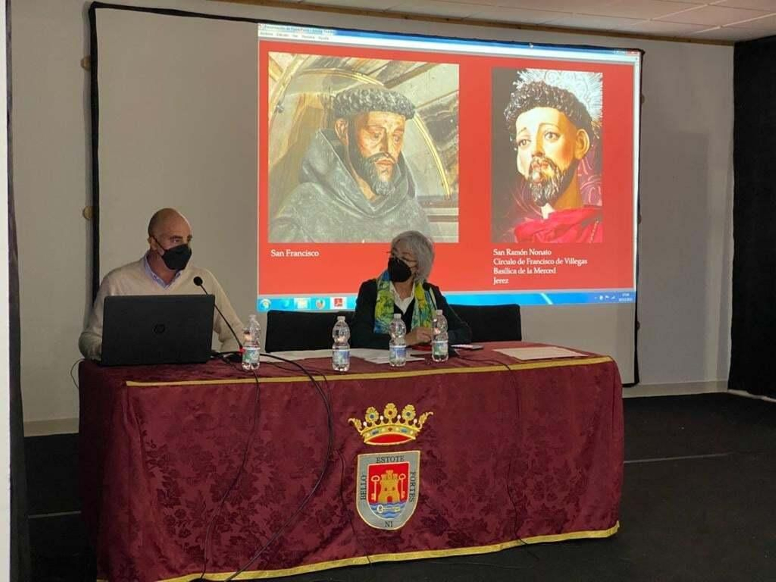 El investigador tarifeño Rafael Cazalla Urbano diserta sobre "La imagen titular de la iglesia de San Francisco de Asís en Tarifa". El investigador tarifeño Rafael Cazalla Urbano diserta sobre "La imagen titular de la iglesia de San Francisco de Asís en Tarifa".