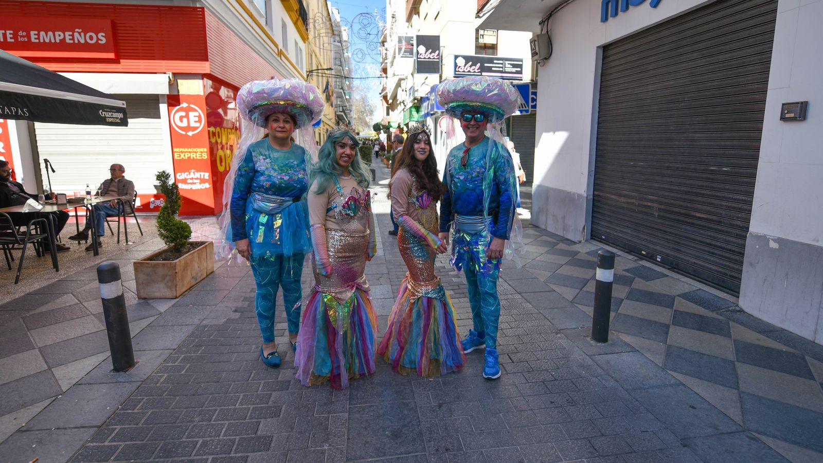 Fotos de la ada popular del Carnaval de Algeciras