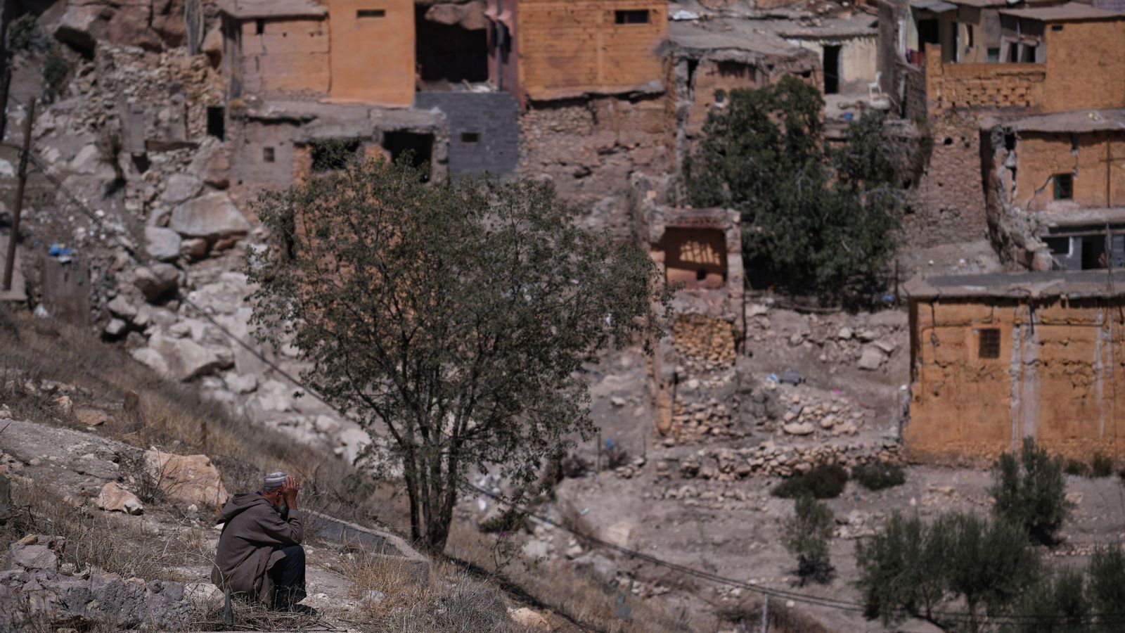 El terremoto ha reducido a polvo buena parte de las ciudades