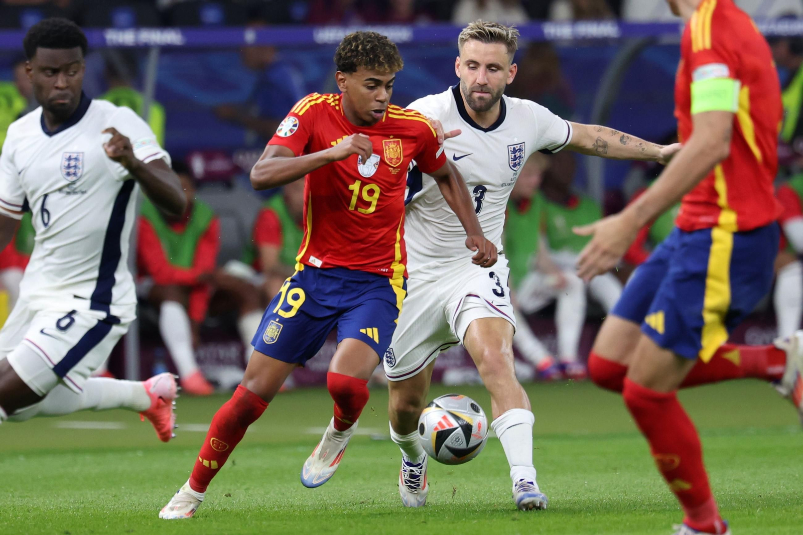 Las mejores fotos de la final España - Inglaterra