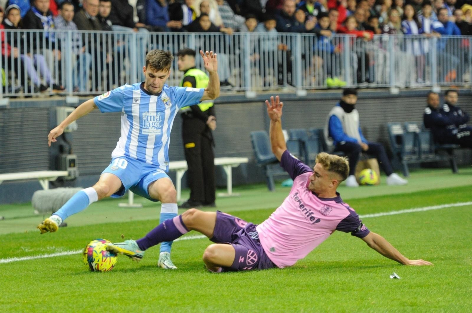 El Málaga CF - Tenerife, en fotos