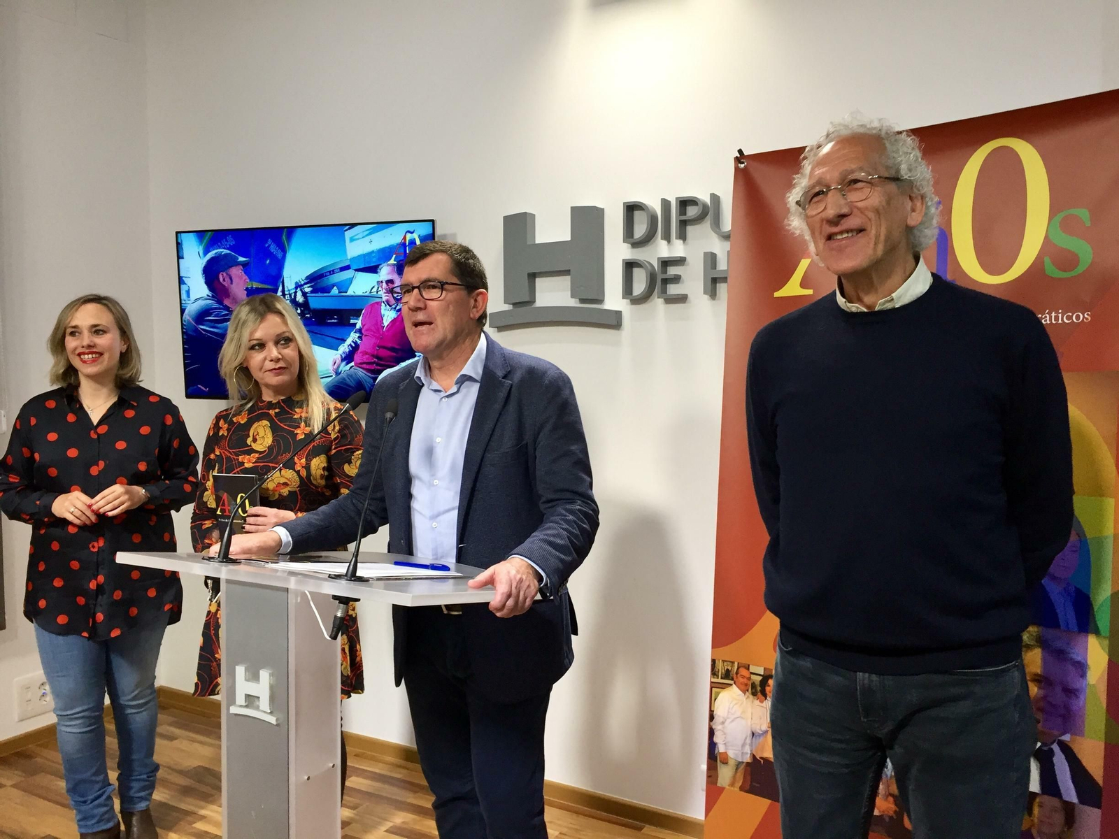 Laura Martín, Rocío Cárdenas, Antonio Beltrán y Rafael Castizo.