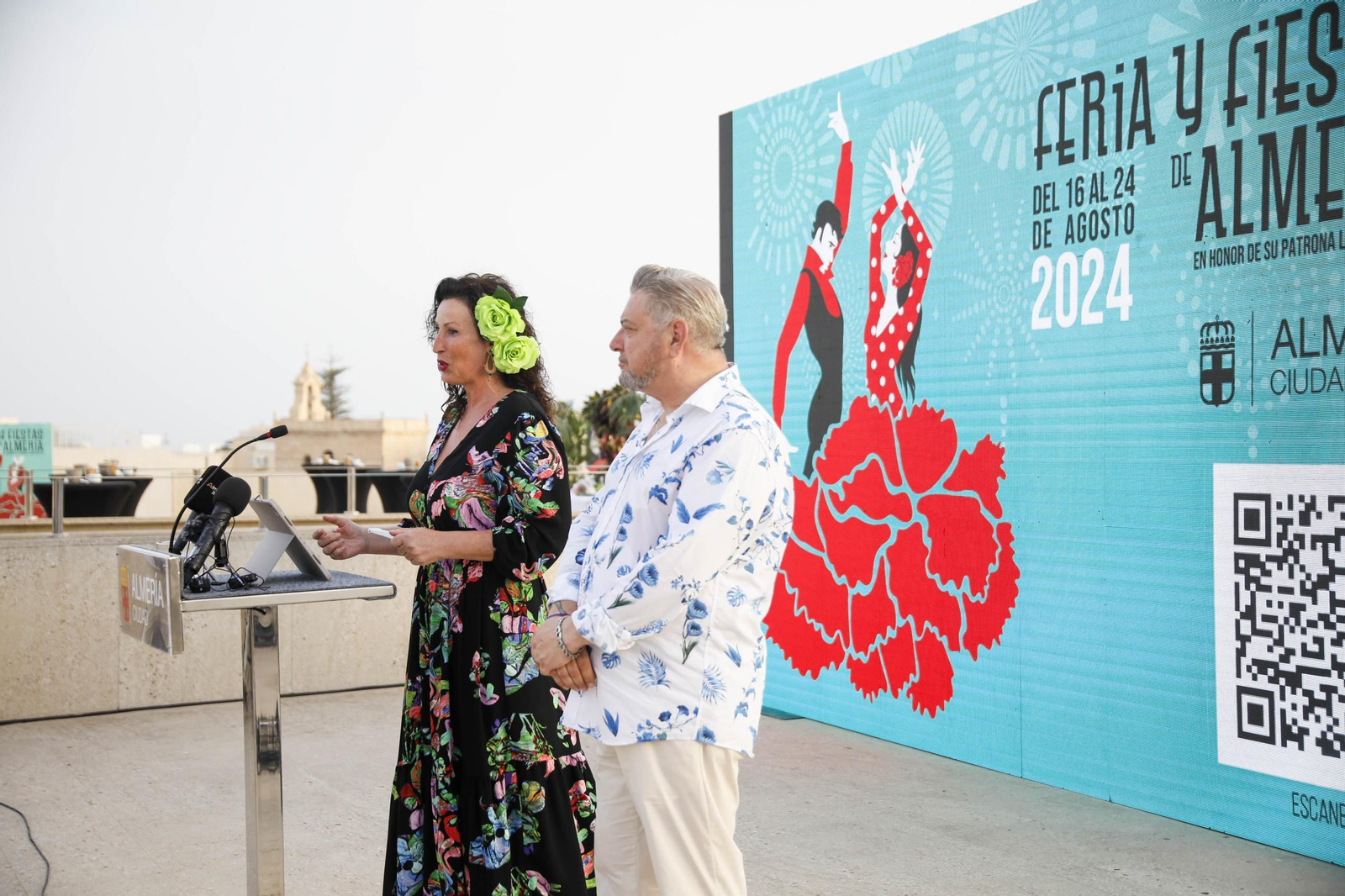 Presentación de la Feria de Almería 2024 en honor de la Virgen del Mar, en imágenes