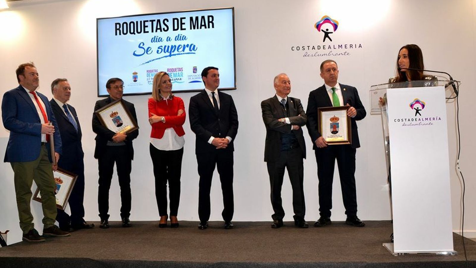 India Martínez, durante su discurso