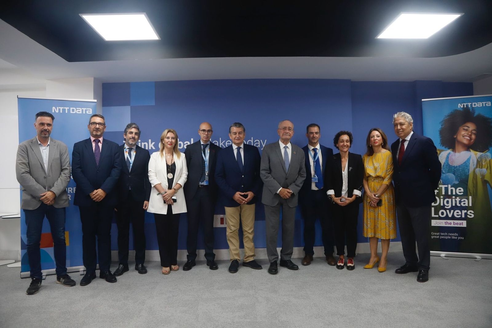 Inauguración de la nueva oficina de NTT Data en Málaga.