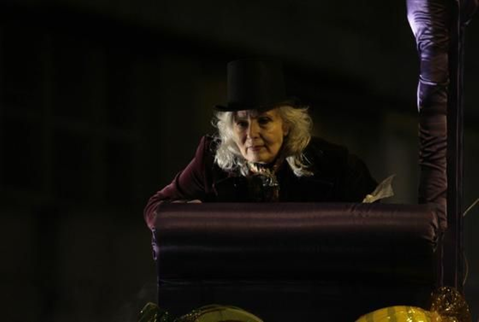 La protagonista de la carroza de "Charlie y la fábrica de chocolate".

Foto: Juan Carlos Muñoz