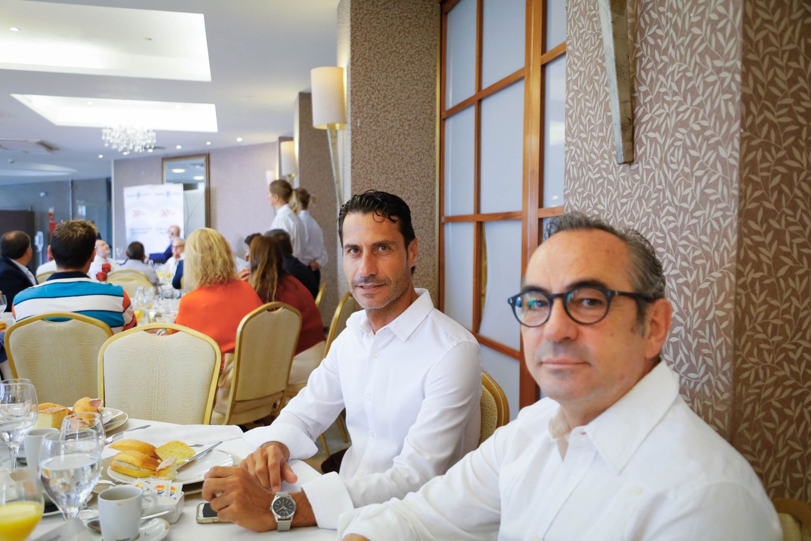 Imágenes del desayuno coloquio de Diario de Almería, con Jesús Barranco, CEO de La Unión