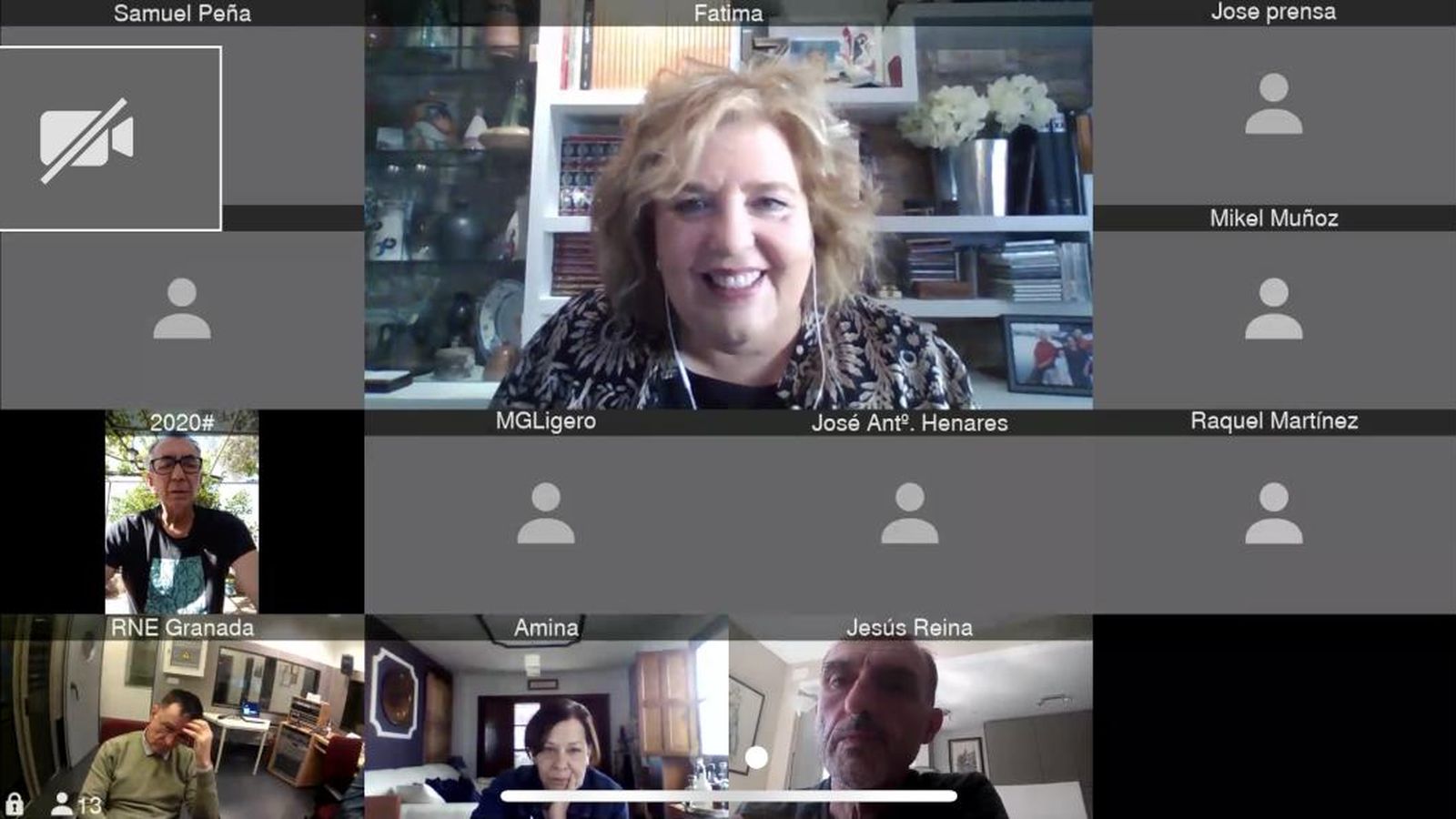 Fátima Abad en la rueda de prensa ofrecida ayer