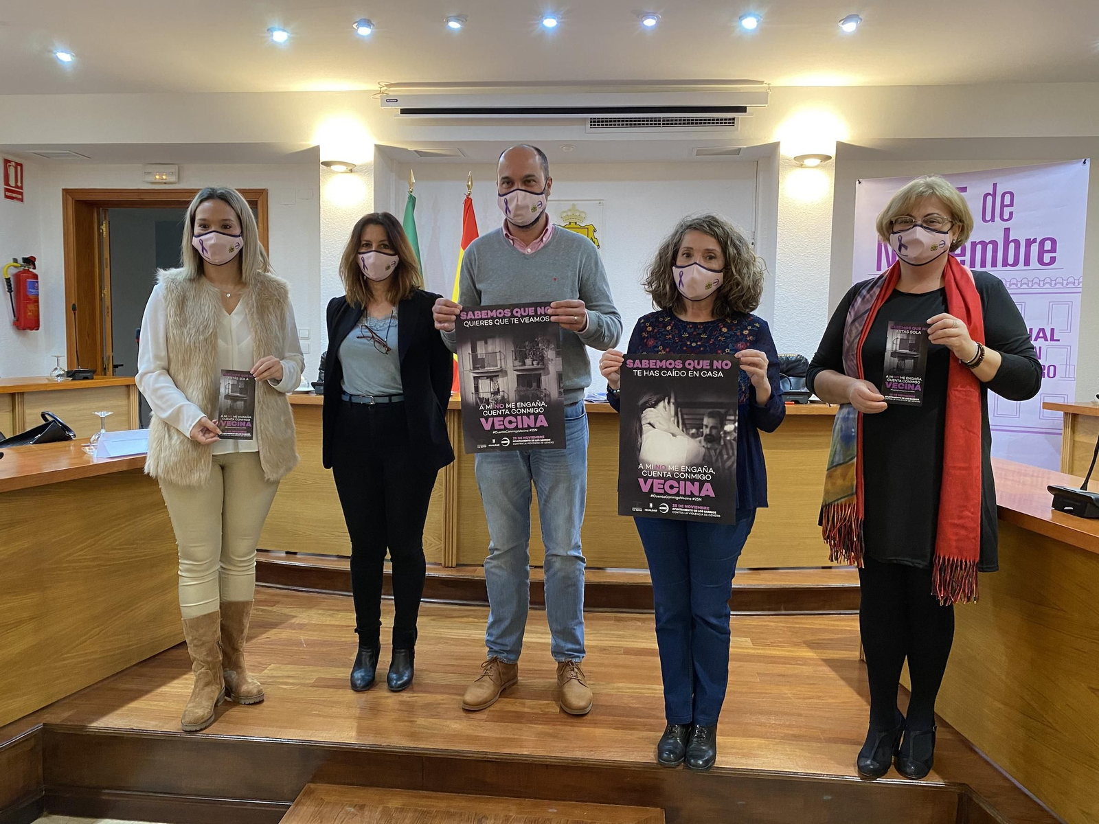 El acto celebrado en el Ayuntamiento de Los Barrios.