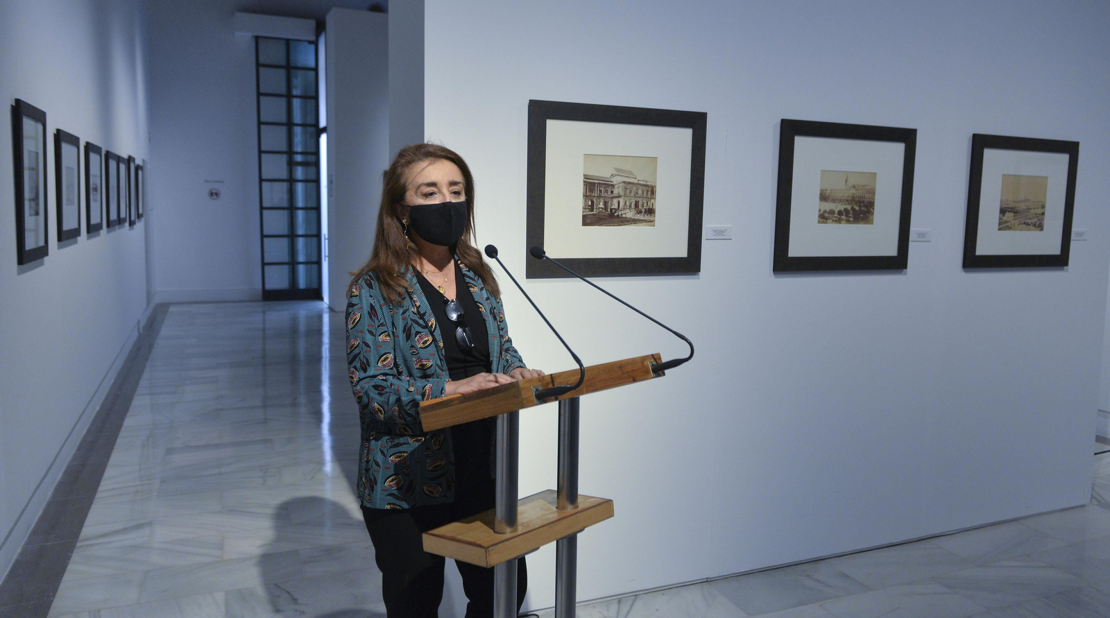 Inauguración de la exposición de Luis Masson, en el Bellas Artes de Sevilla