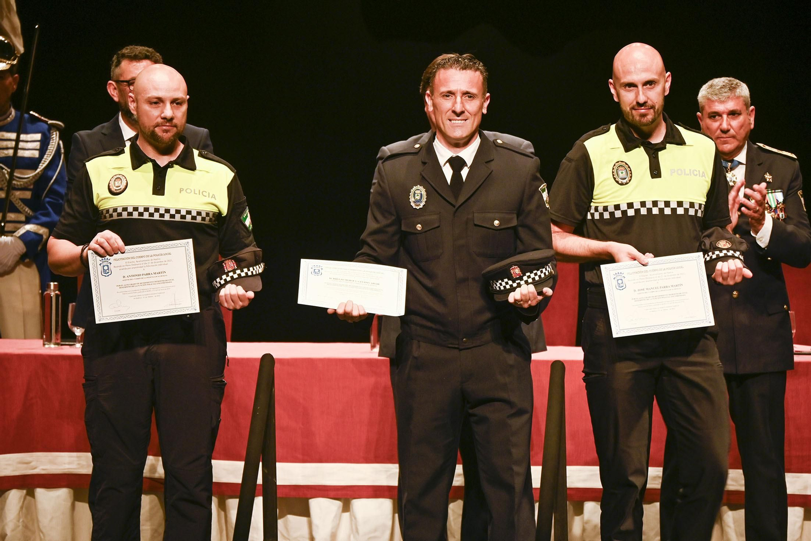 Imágenes del acto del Día de la Policía Local de Huelva