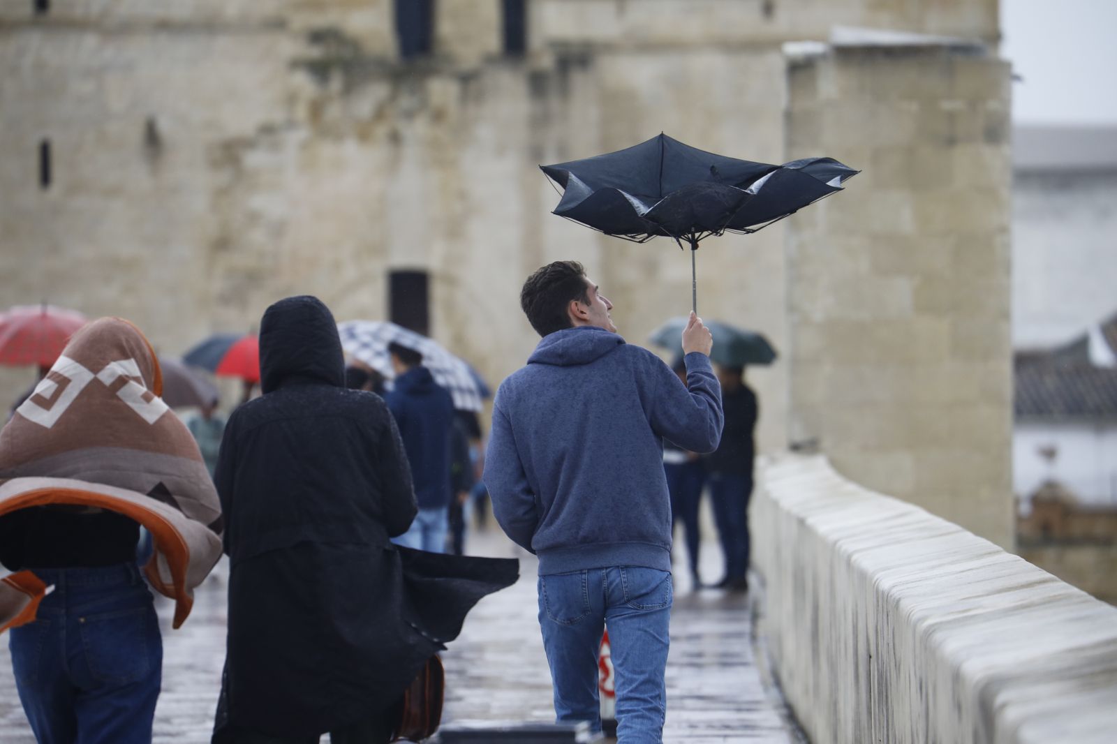 Las fotografías del regreso de la lluvia a Córdoba en pleno puente de Todos los Santos