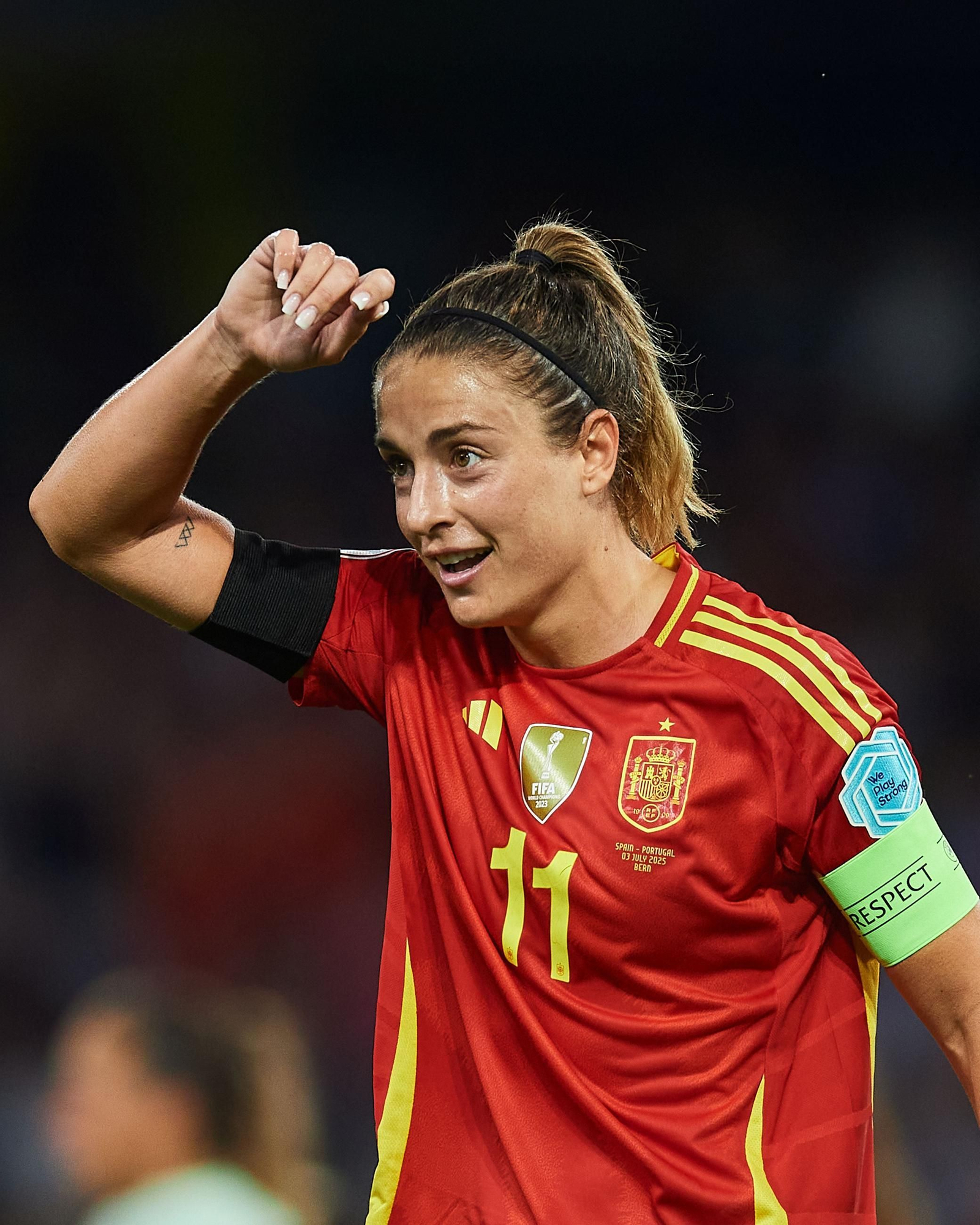 Las fotos del España - Portugal en la Eurocopa femenina