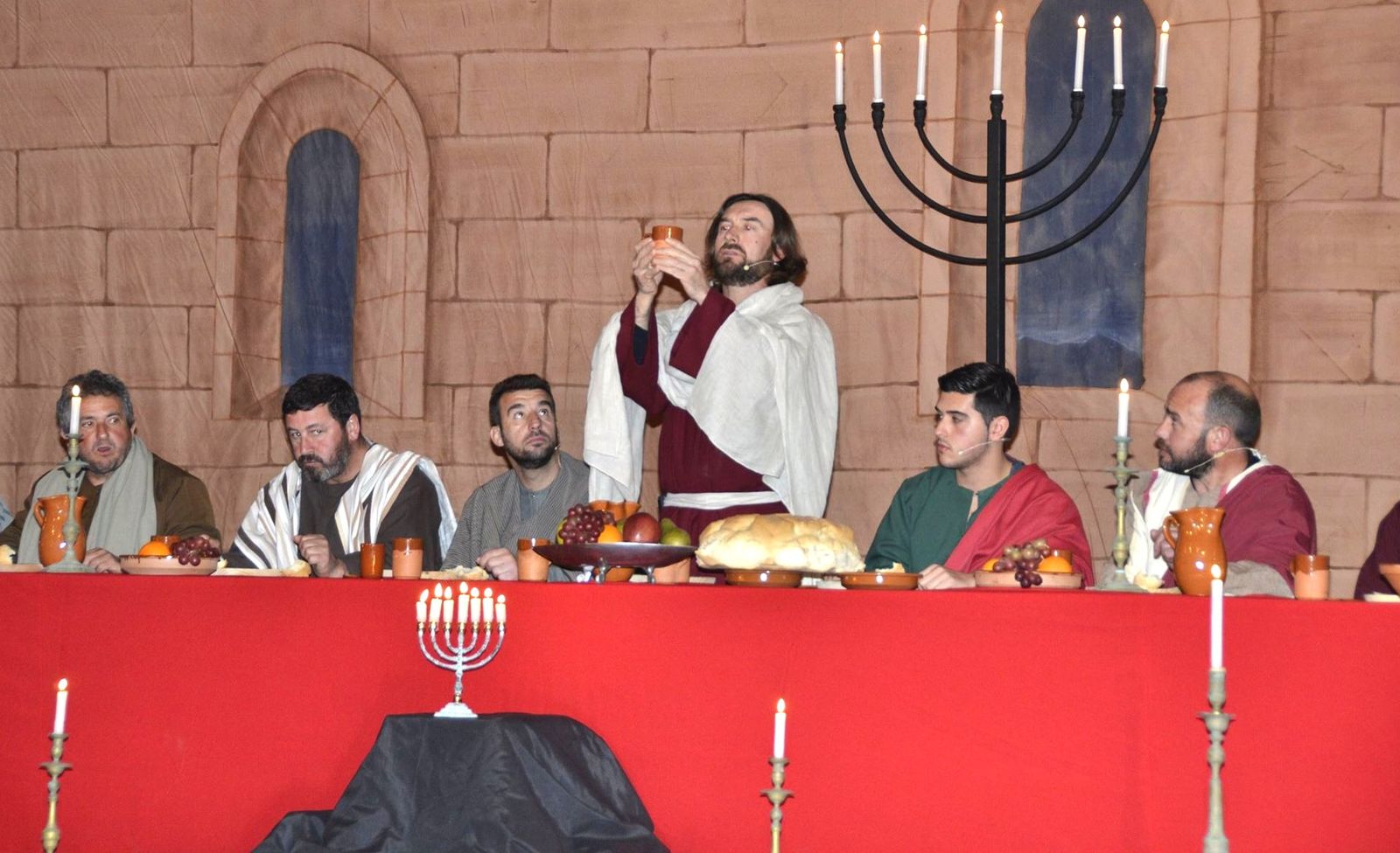 Imagen de archivo de una las escenas representadas de La Pasión de Cristo de Alcalá del Valle