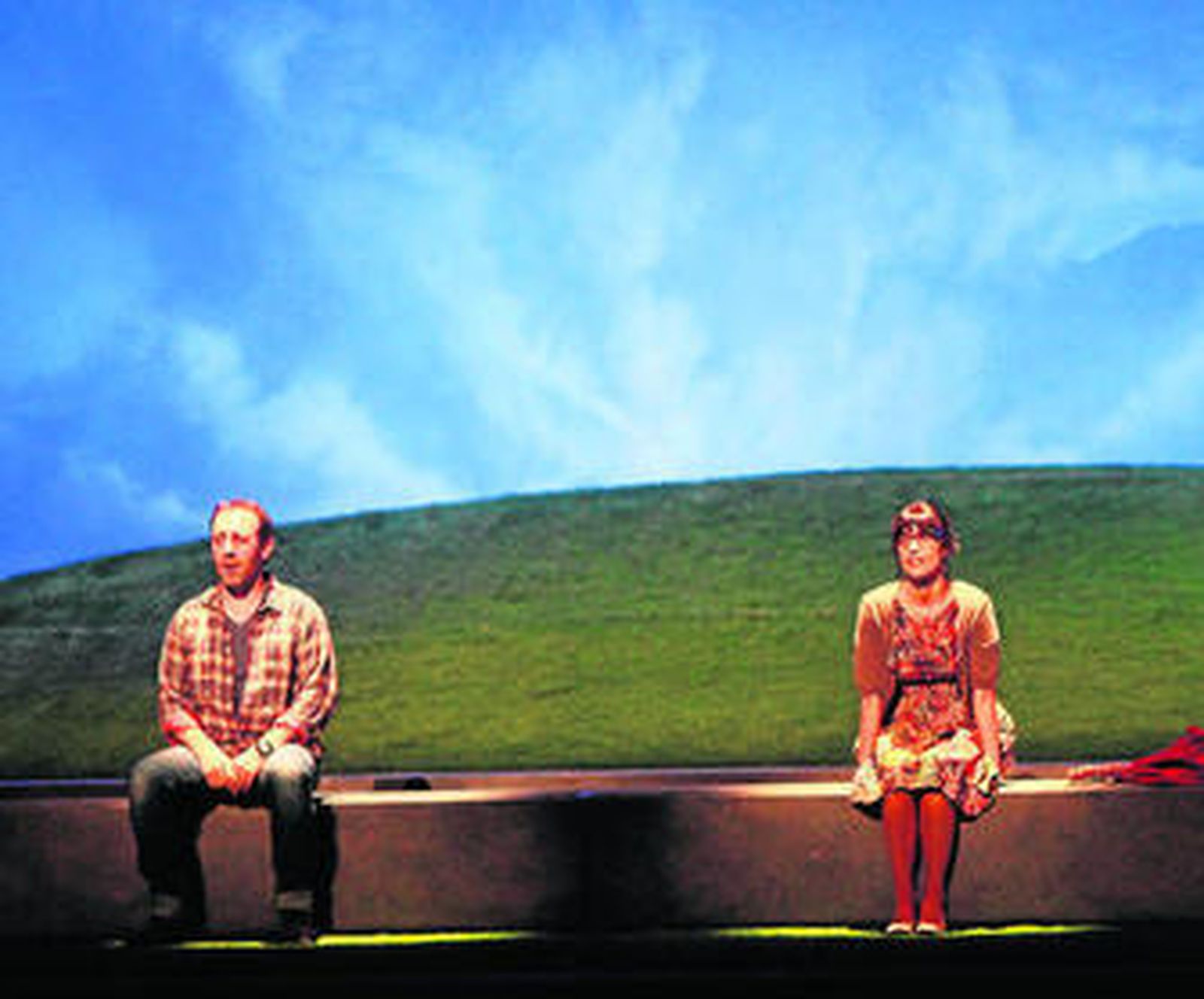 Un momento de la obra que se representó en el Villamarta.