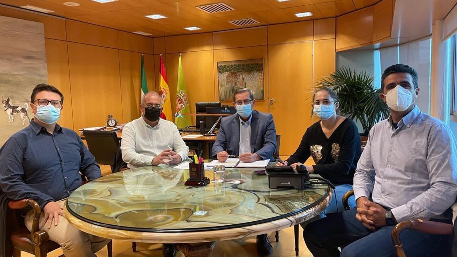 Reunión de los representantes de ambas instituciones