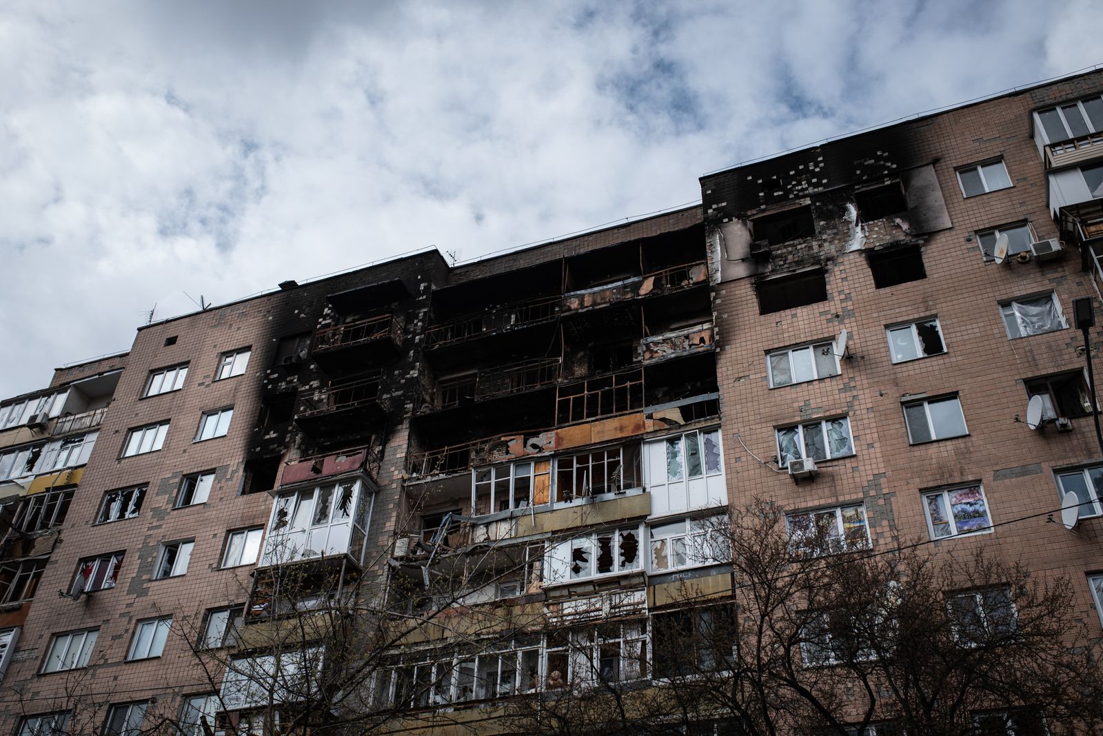 La crónica de dos onubenses en la guerra de Ucrania, en imágenes