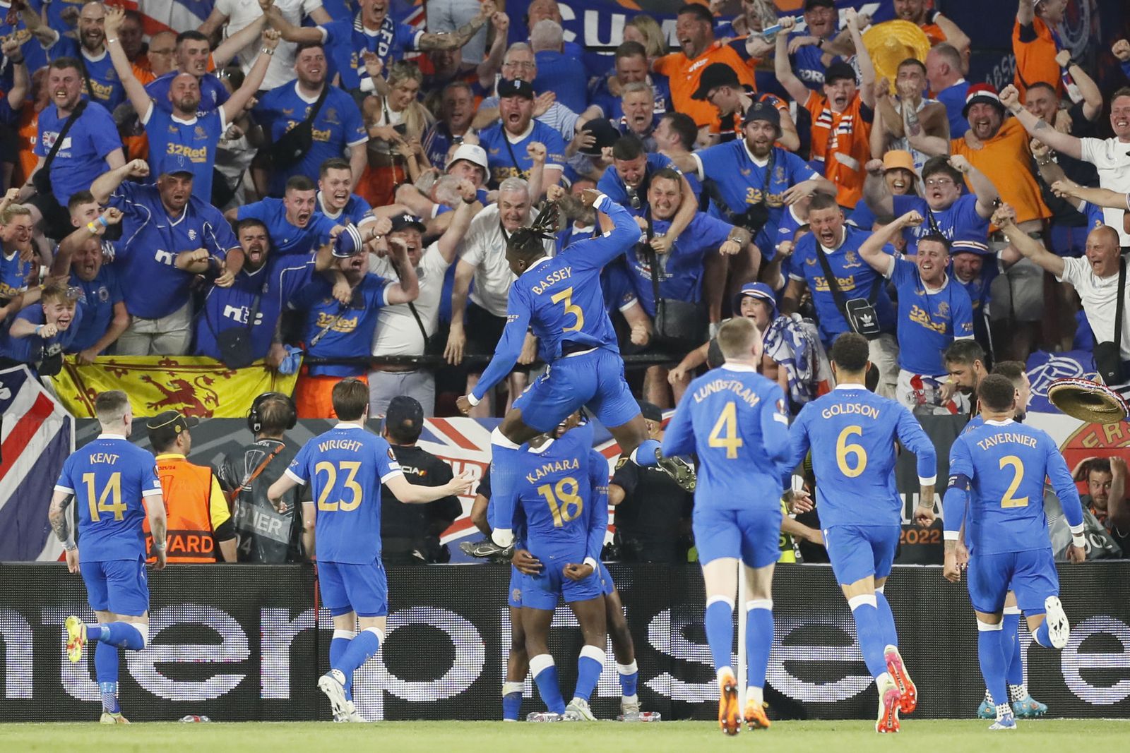 Las fotos del Eintracht-Rangers, la final de la Europa League en Sevilla