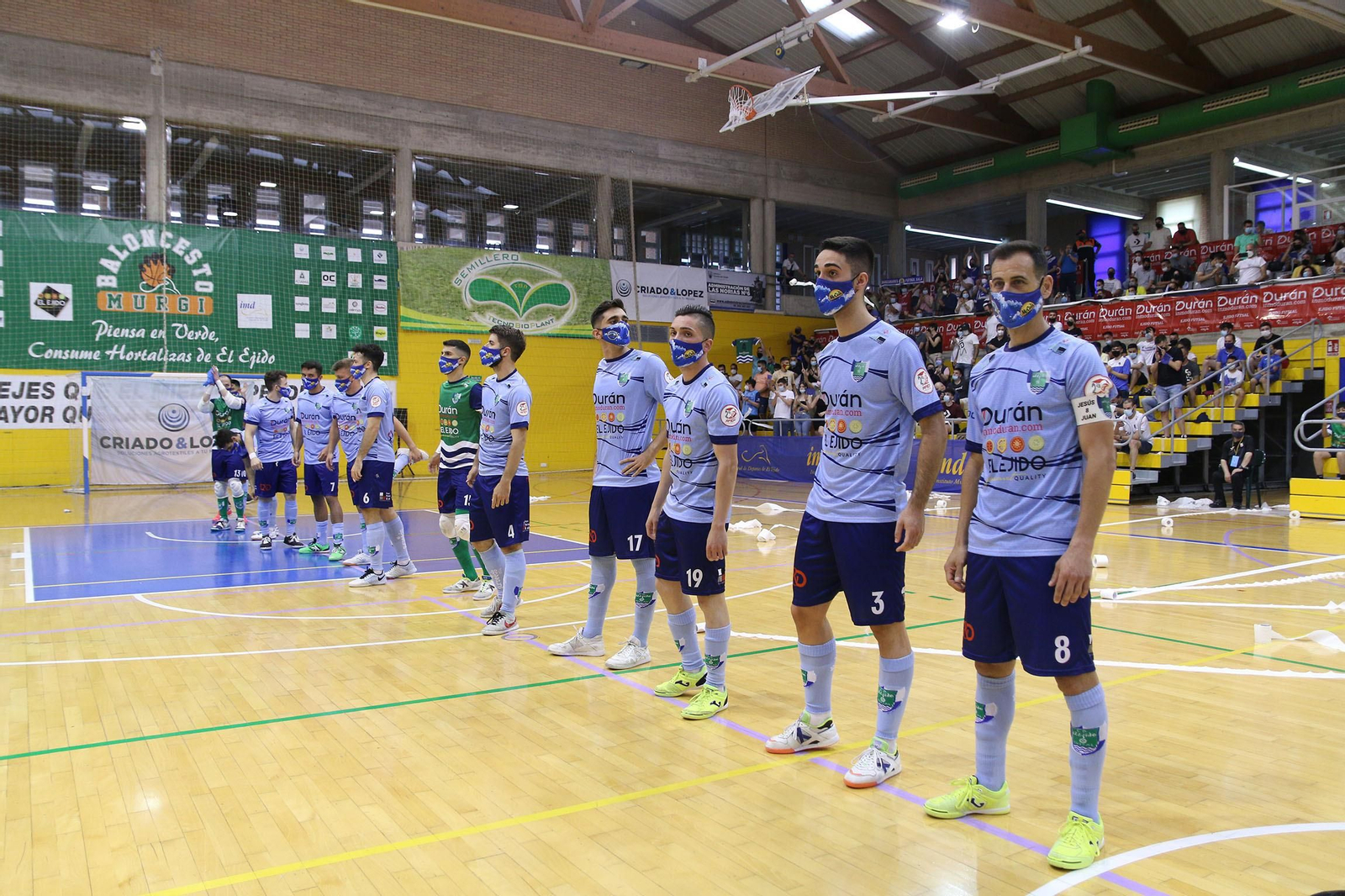 Fotogalería del primer partido de ascenso a Primera División EJIDO FUTSAL-MANZANARES