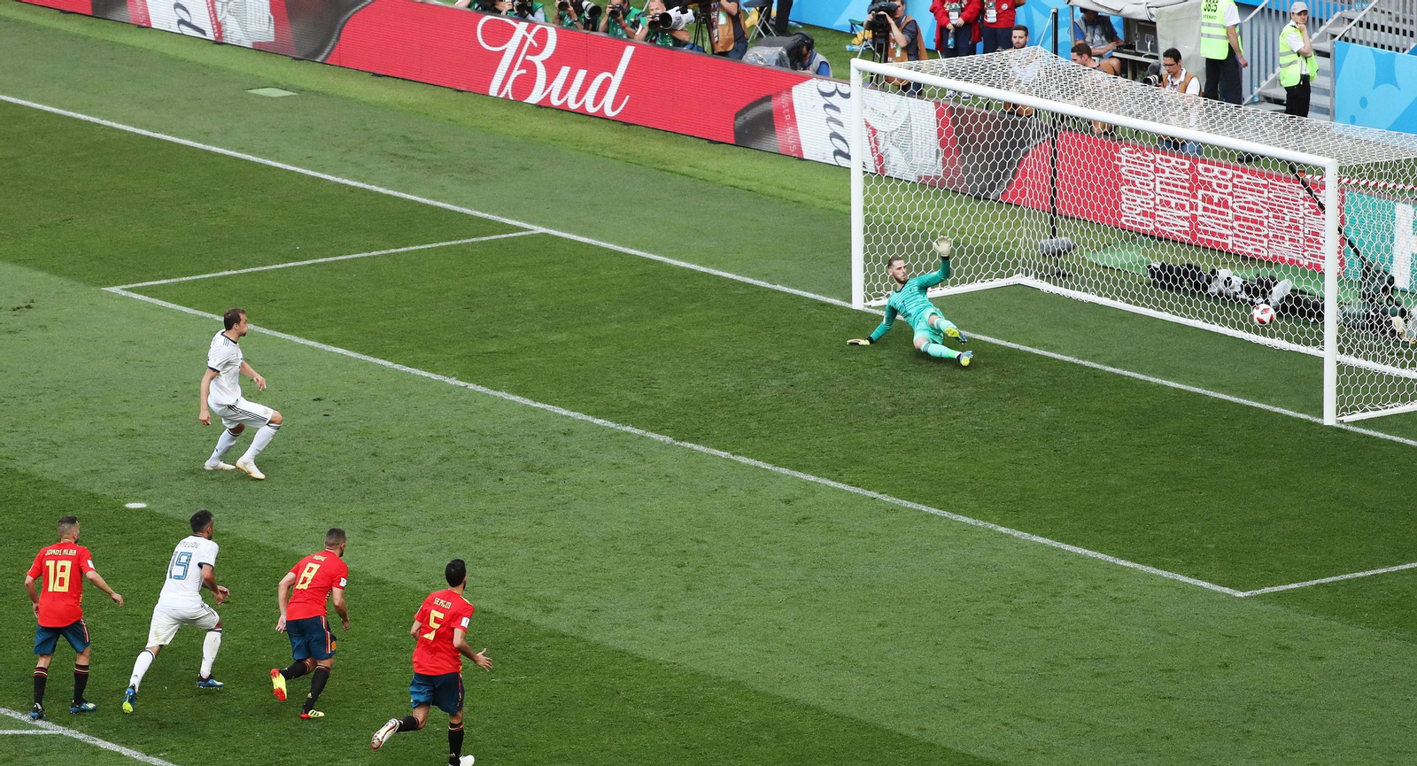 Las imágenes del España-Rusia