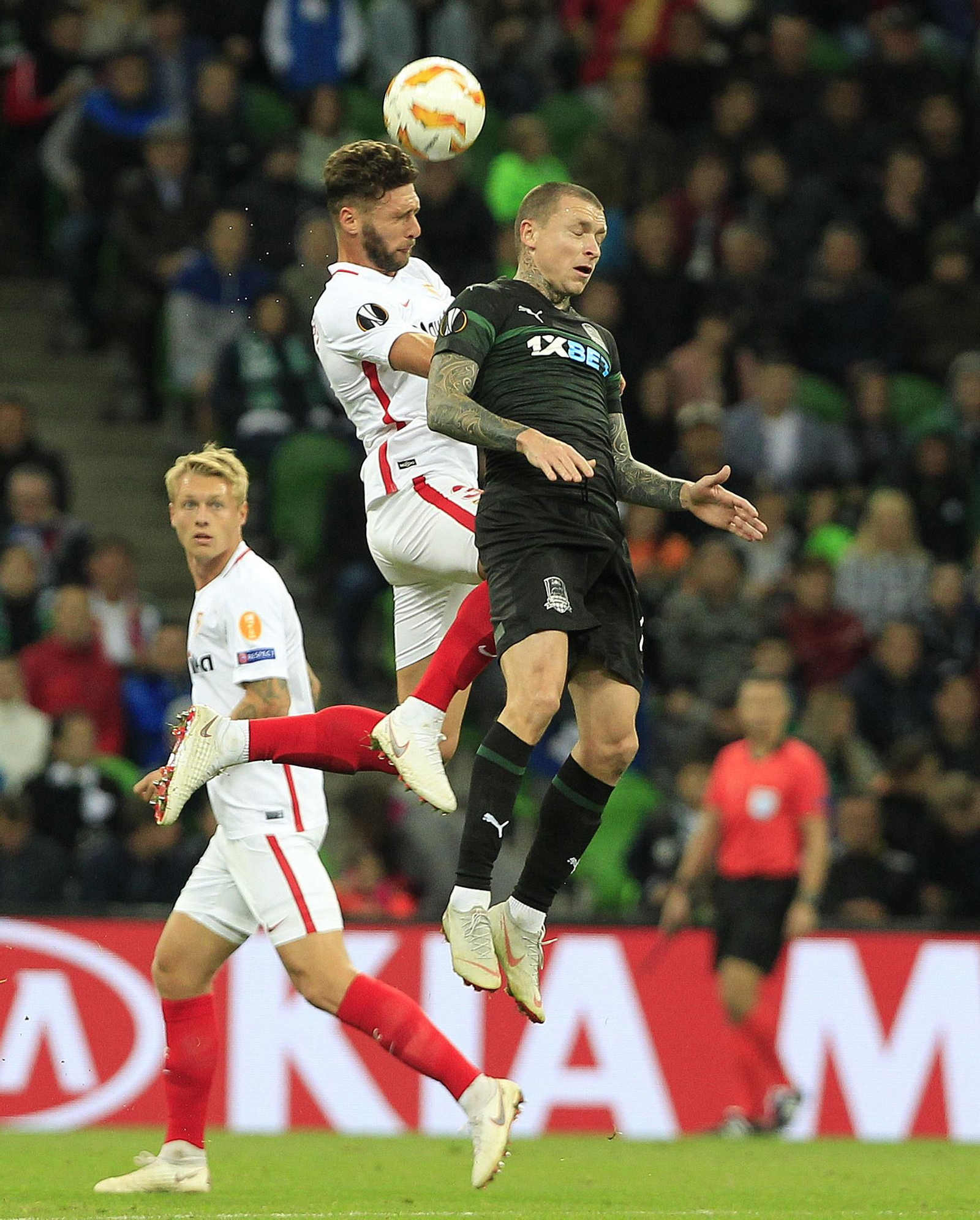 El Krasnodar-Sevilla FC, en imágenes