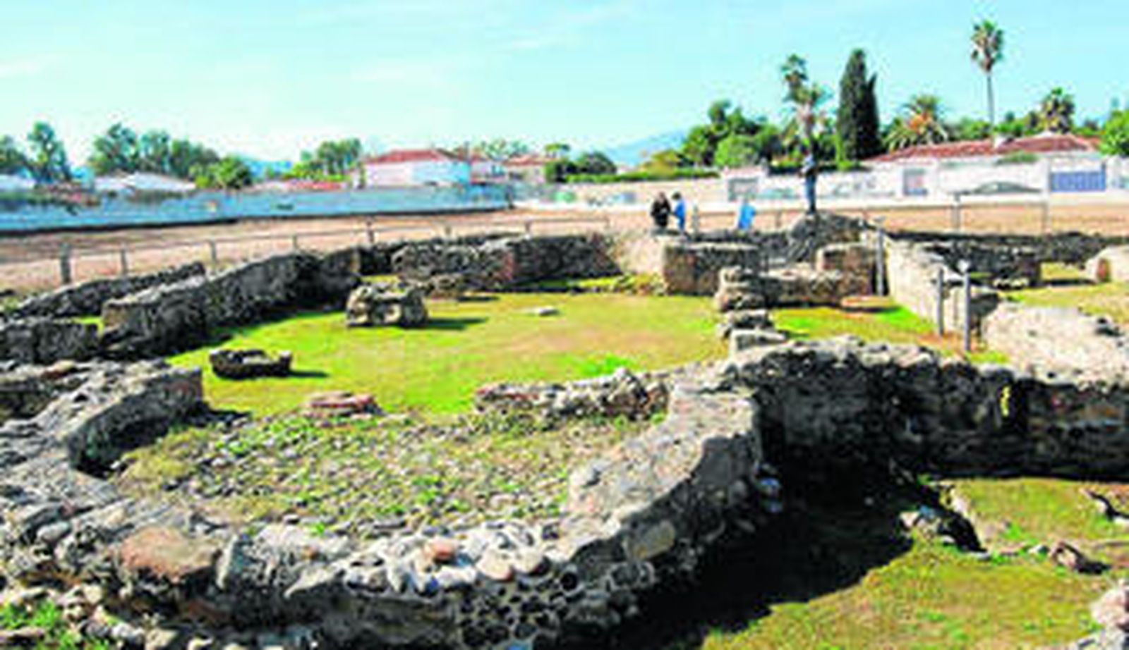 Los restos de la Basílica de la Vega del Mar, cerca de Marbella.