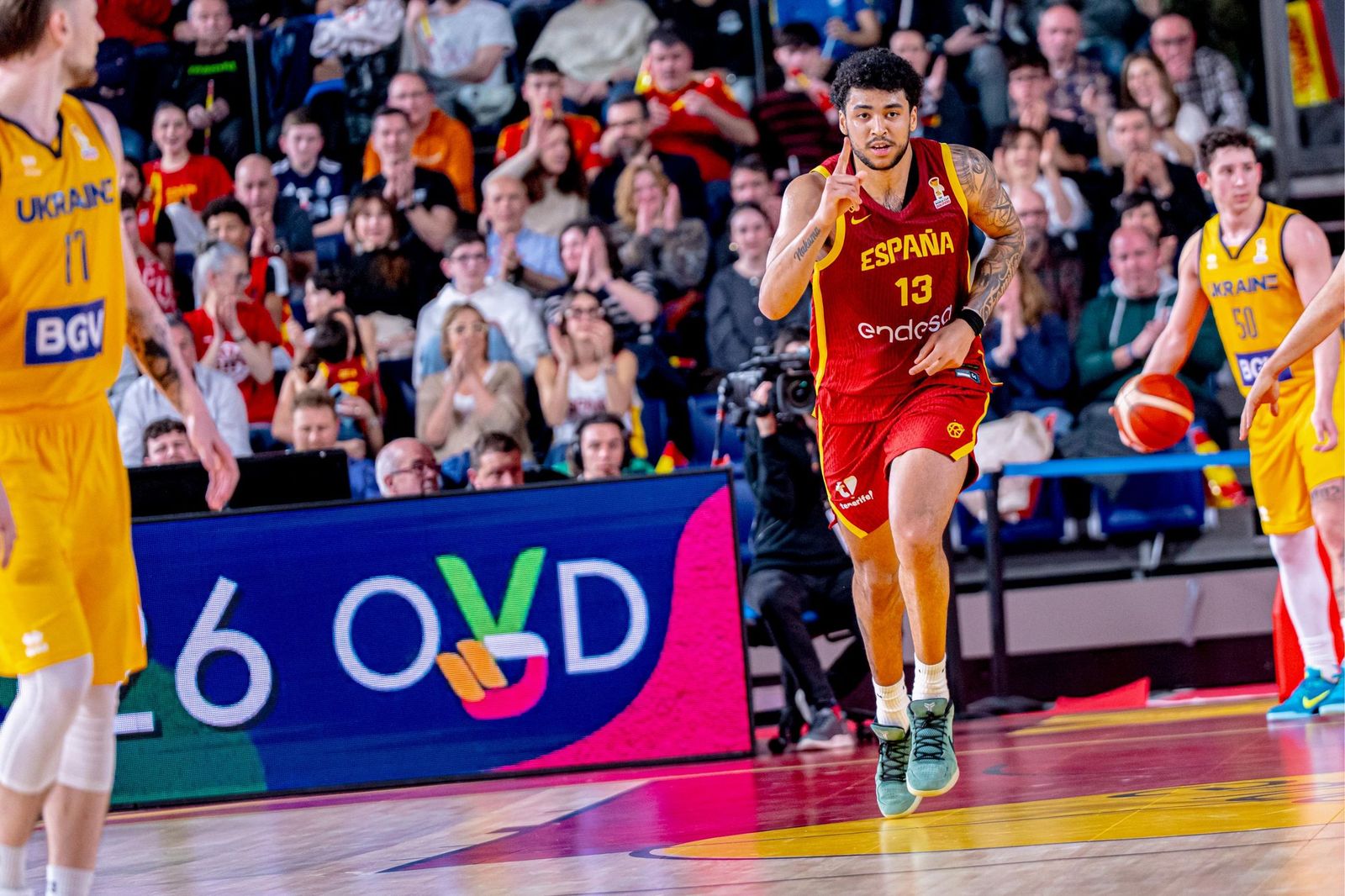 Las mejores fotos del España-Ucrania de baloncesto