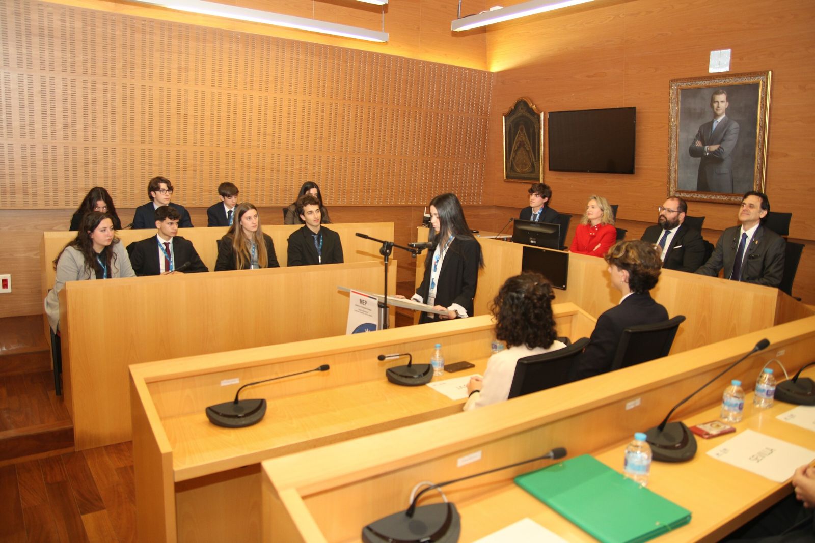 Una imagen del debate celebrado en el Ayuntamiento portuense.