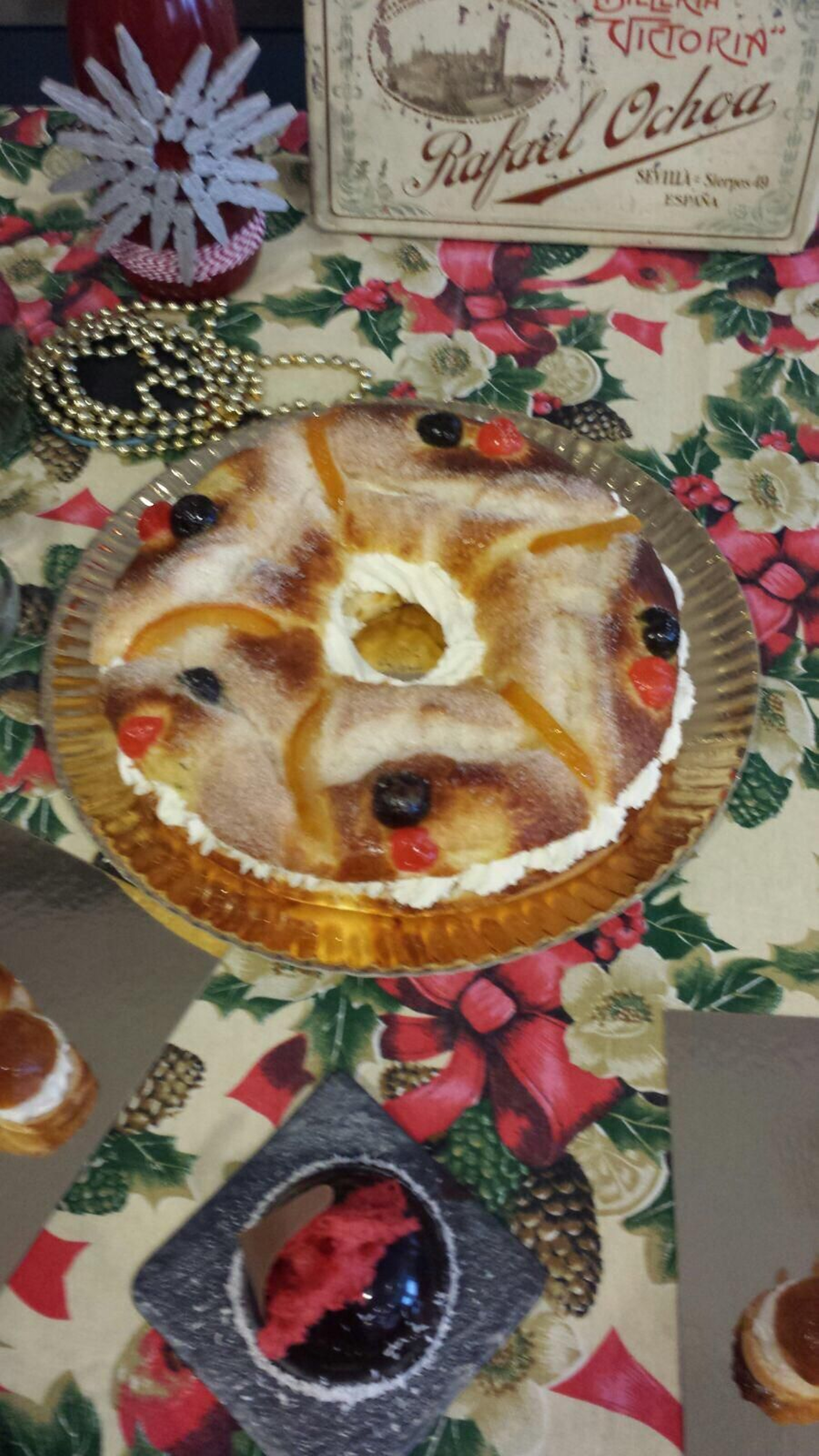 Roscón de Reyes de la Confitería Ochoa.