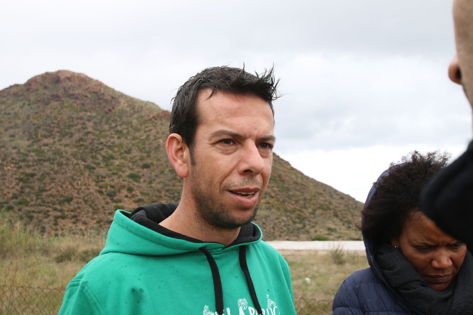 Ángel Cruz, padre de Gabriel, el pequeño desaparecido en Las Hortichuelas de Níjar el pasado martes.