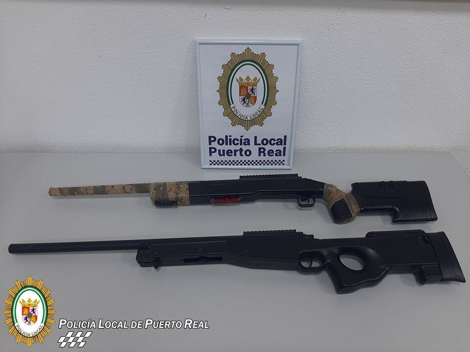 Armas retiradas por la Policía Local de Puerto Real