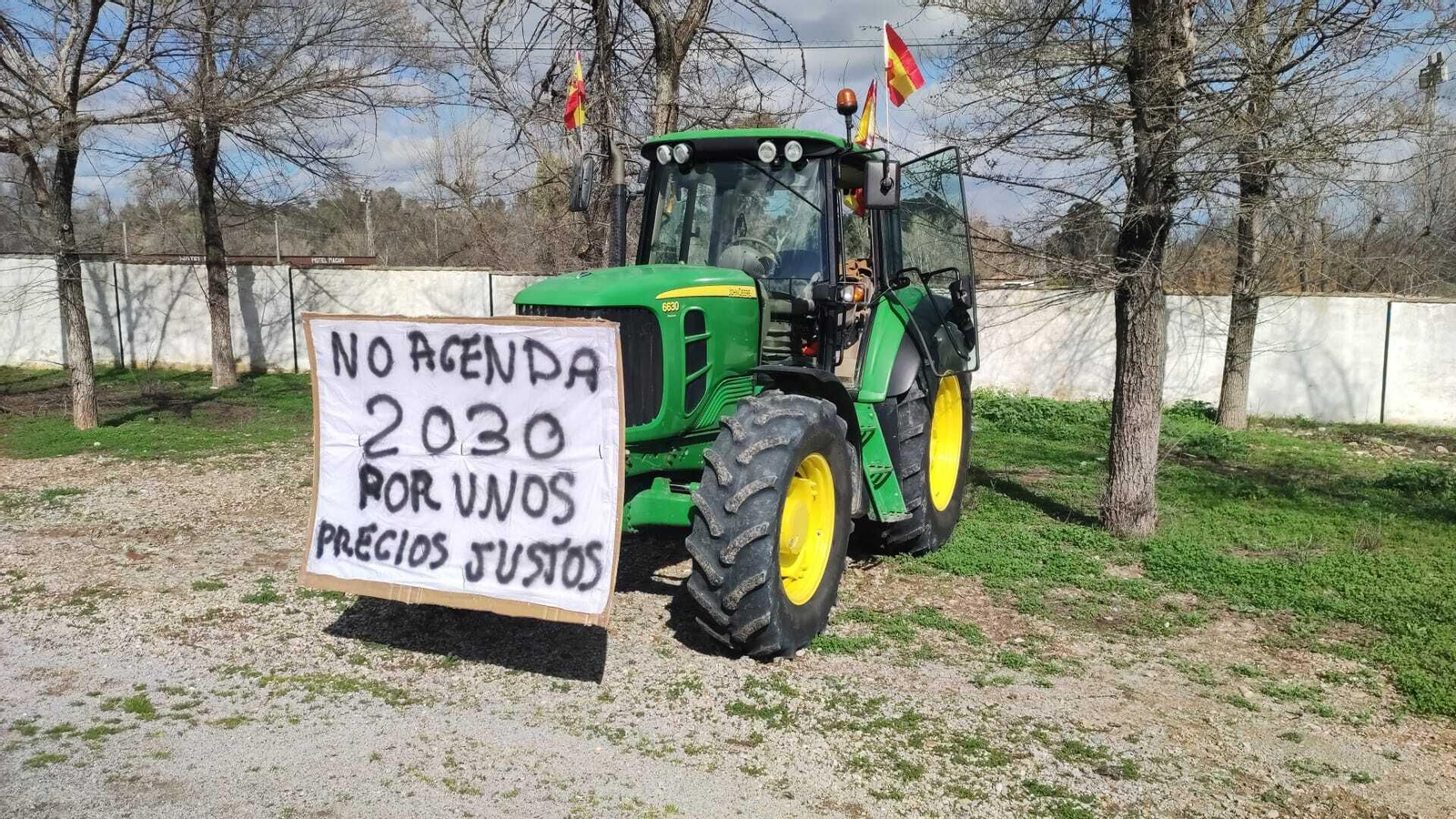 Las protestas de los agricultores en la provincia de Córdoba, en imágenes