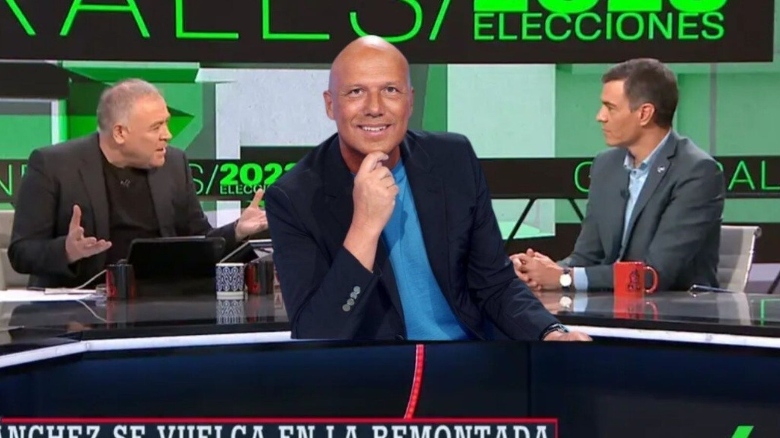 García Ferreras, Alfonso Arús y Pedro Sánchez