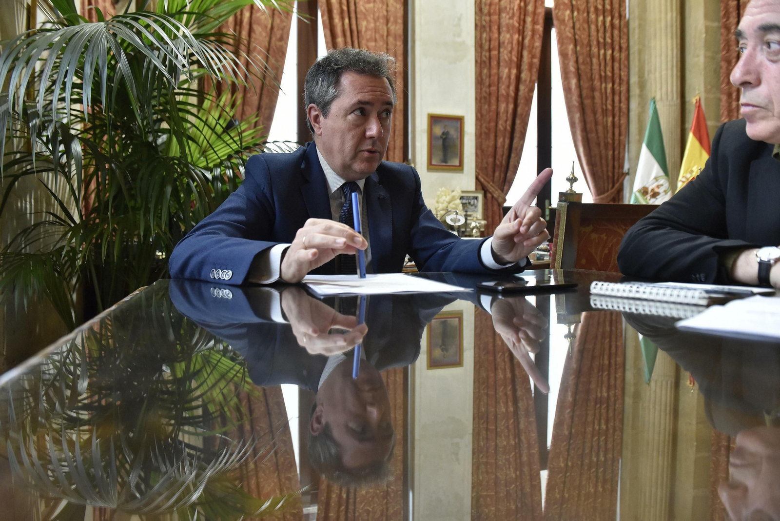 Juan Espadas, durante la entrevista con Diario de Sevilla.