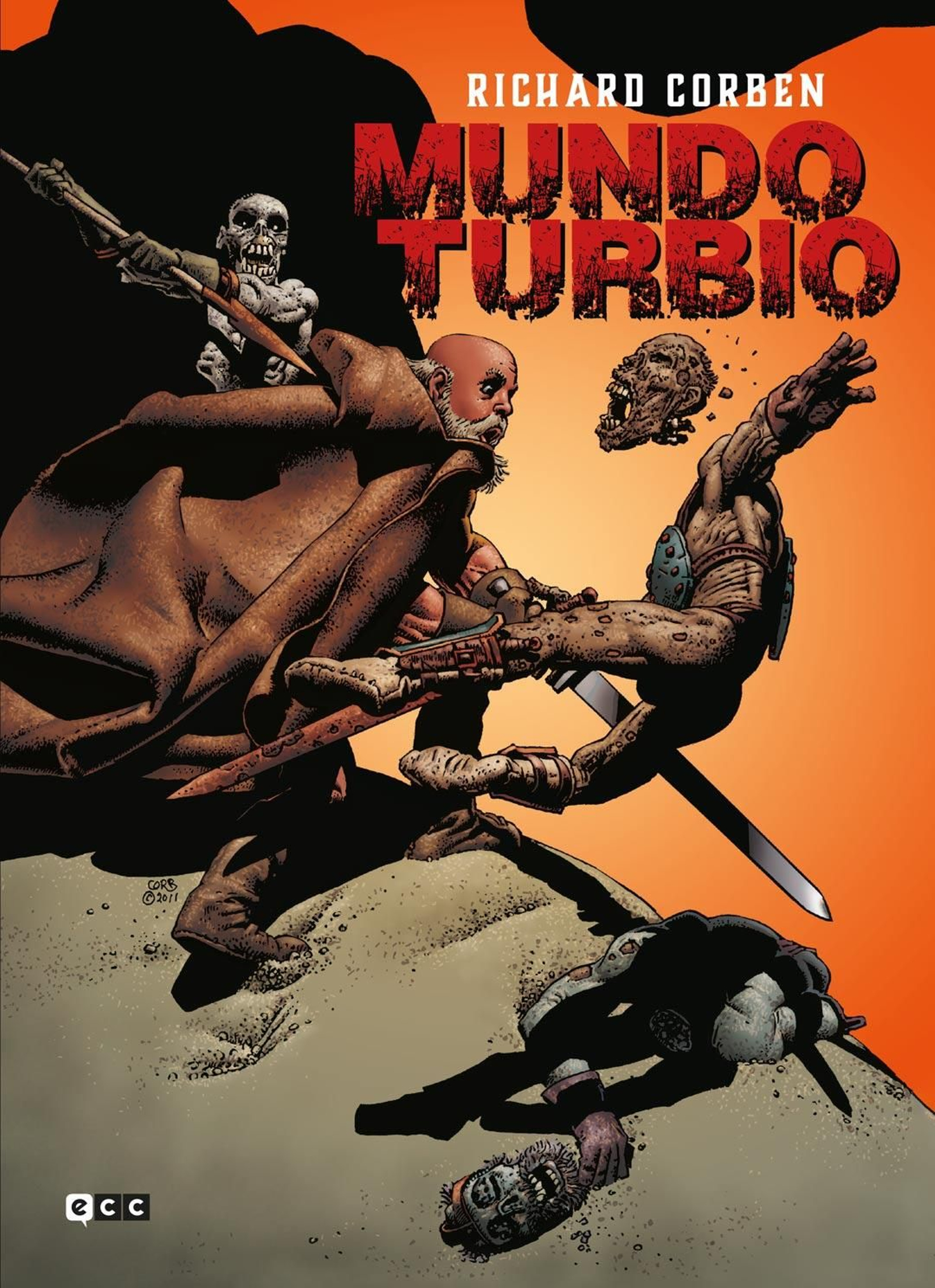Portada de 'Mundo turbio', de Richard Corben. Portada de 'Mundo turbio', de Richard Corben.