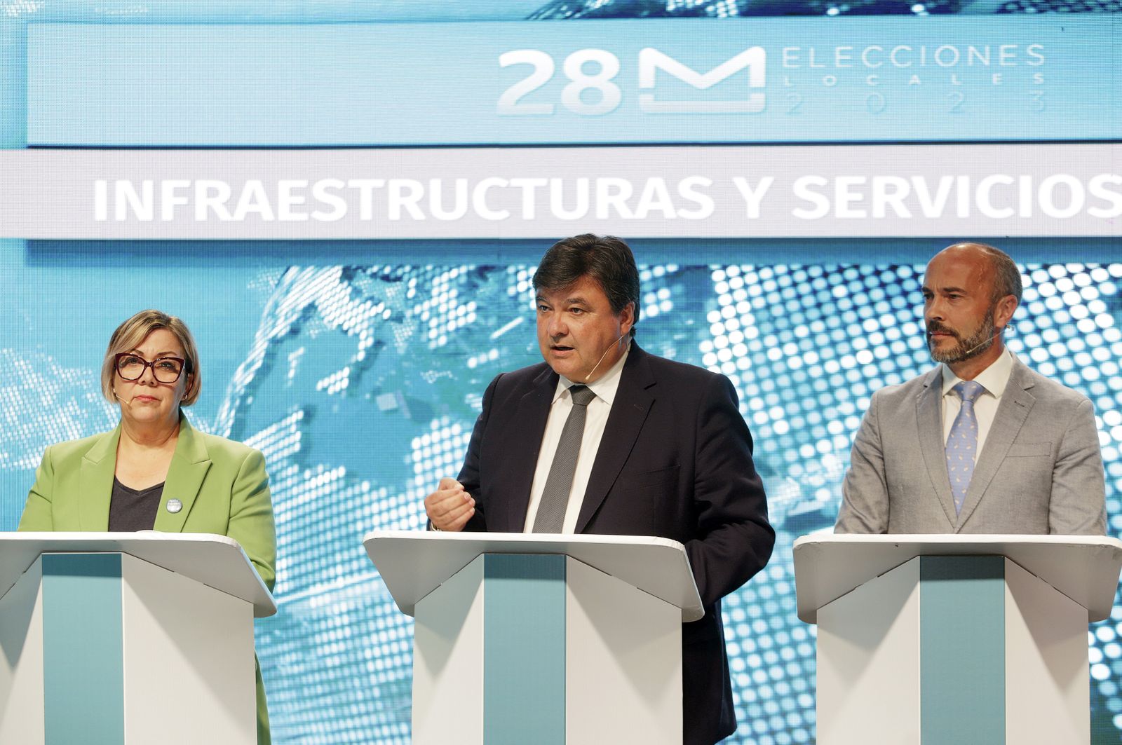 Elecciones Municipales Huelva 2023: Imágenes del debate entre los candidatos