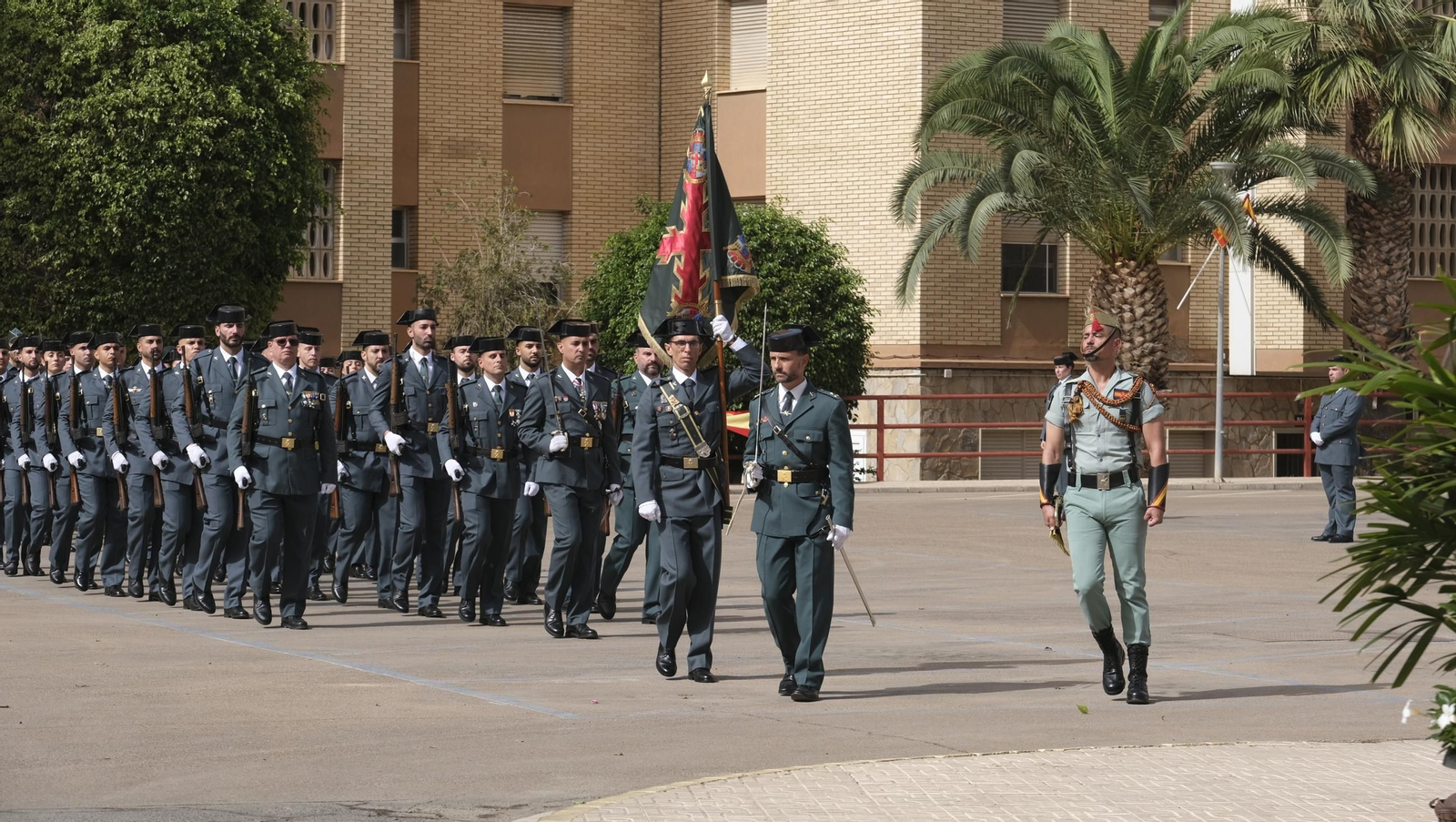 Las imágenes de la celebración del Día del Pilar en la Comandancia de la Guardia Civil de Almería