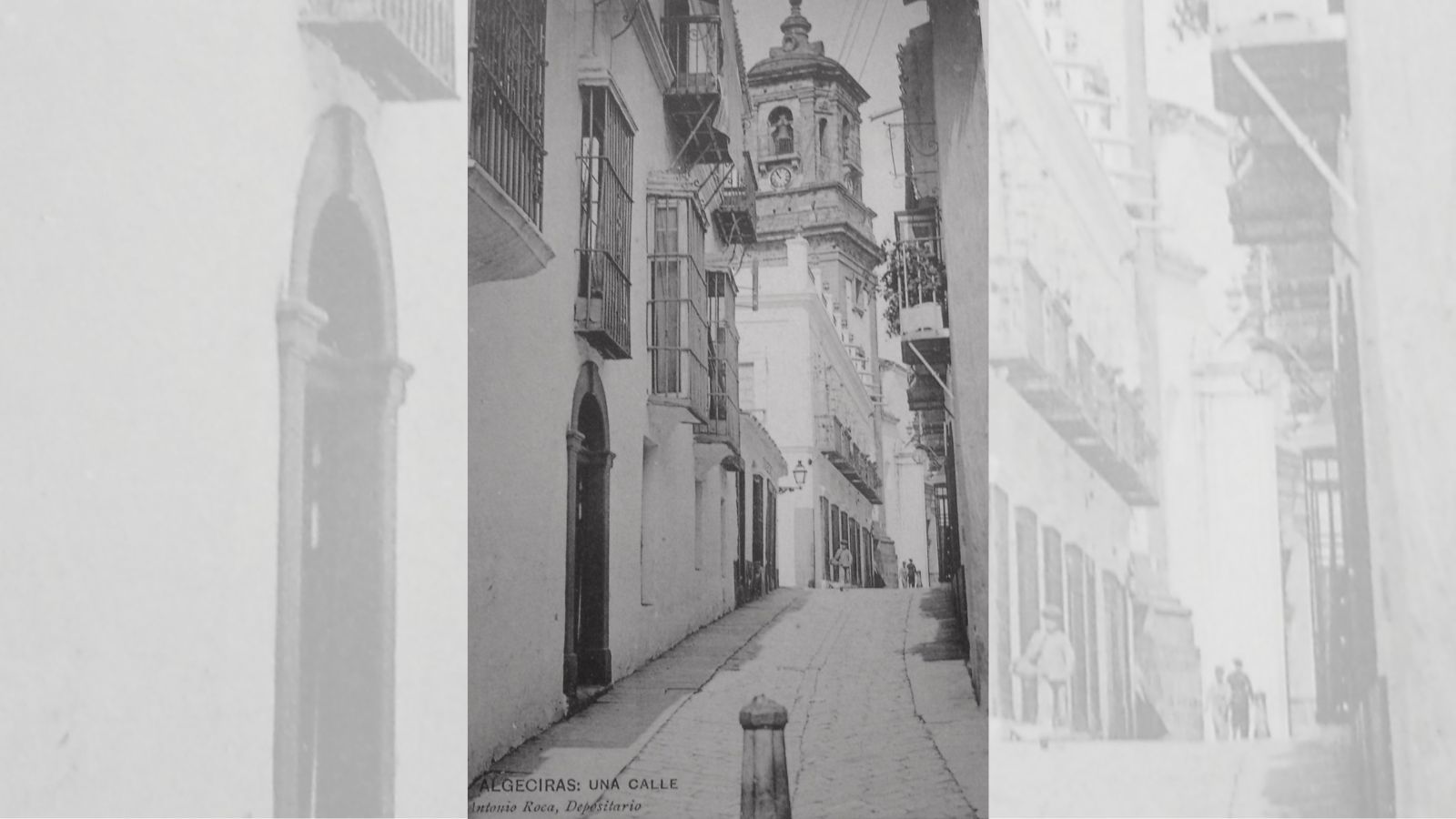 Imagen de época del callejón del Rit.