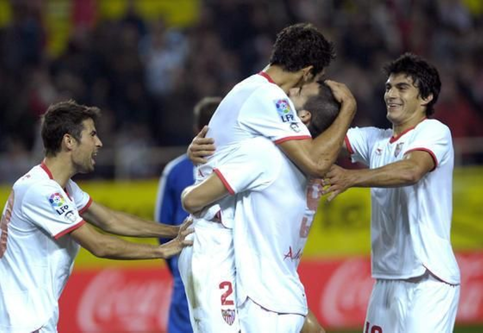El Sevilla gana con autoridad al Getafe en el Sánchez Pizjuán. / Manuel Gómez
