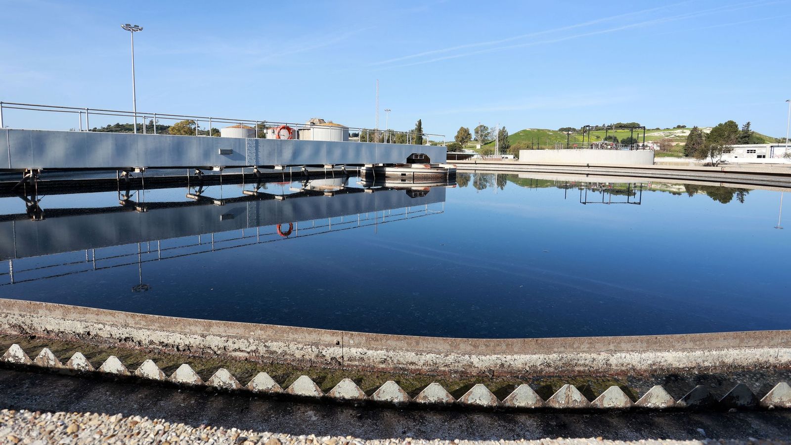 Así está la depuradora de Jerez