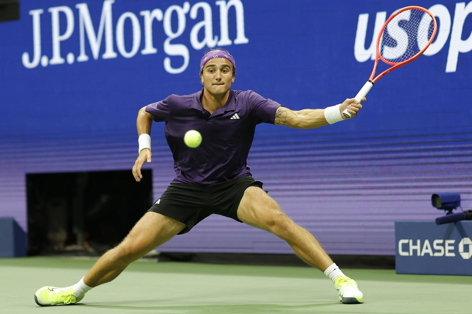 Las fotos del demoledor Alcaraz en la segunda ronda del US Open